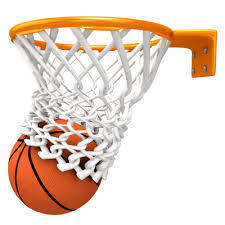 basketball and net graphic
